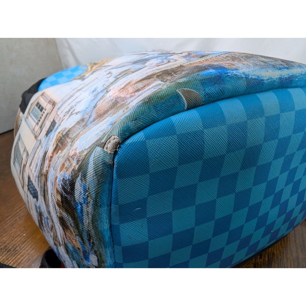 Sprayground Sprebi Fountain DLXSV Backpack Trevi Fountain Rome Rare Preowned - Picture 15 of 16
